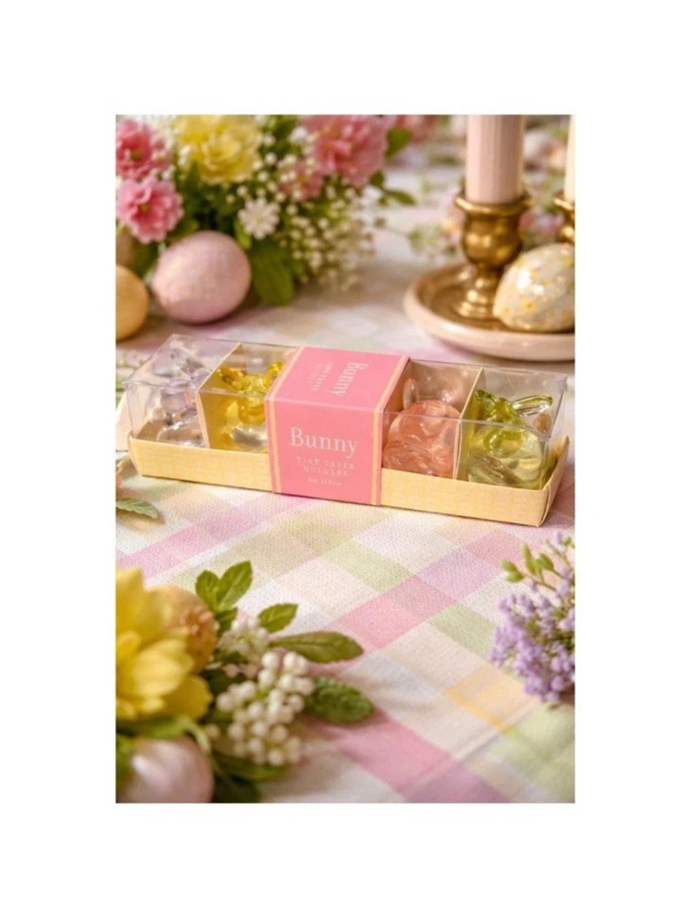 Bunny tiny taper candle  holders